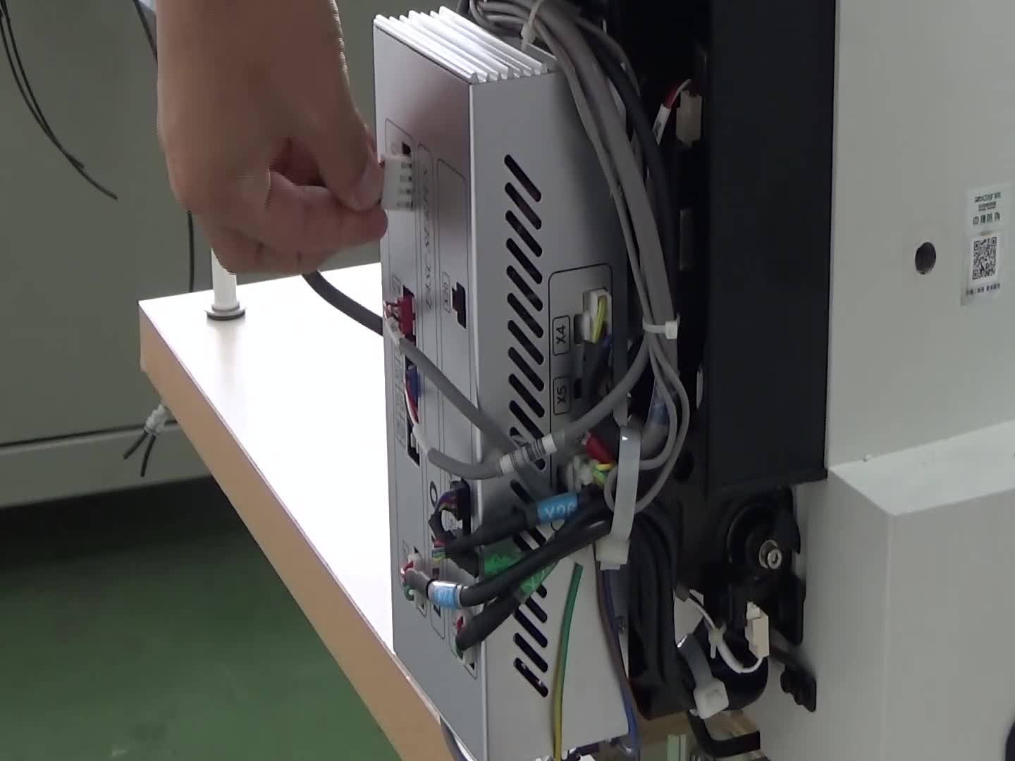 压脚原点检测异常