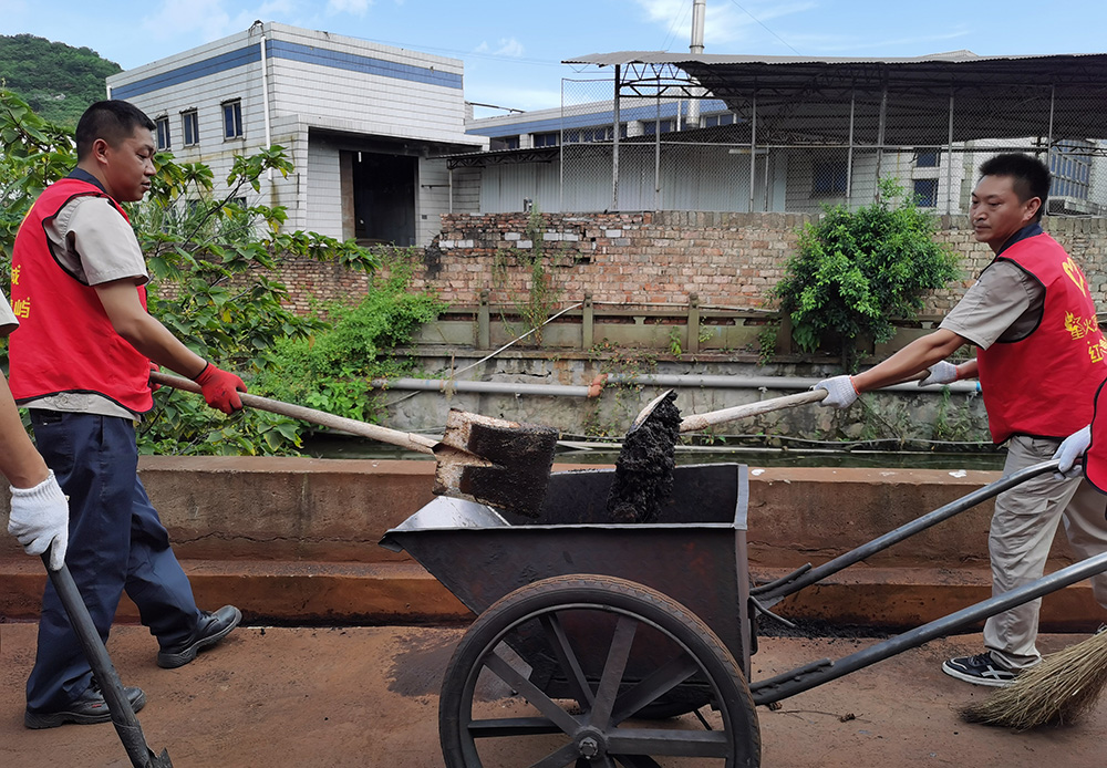 支部组织抗台活动