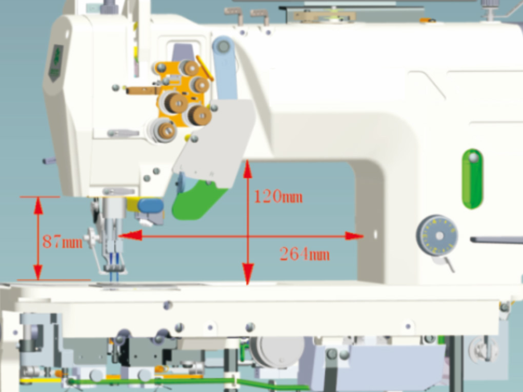 宽大的操作空间，缝纫更舒适
