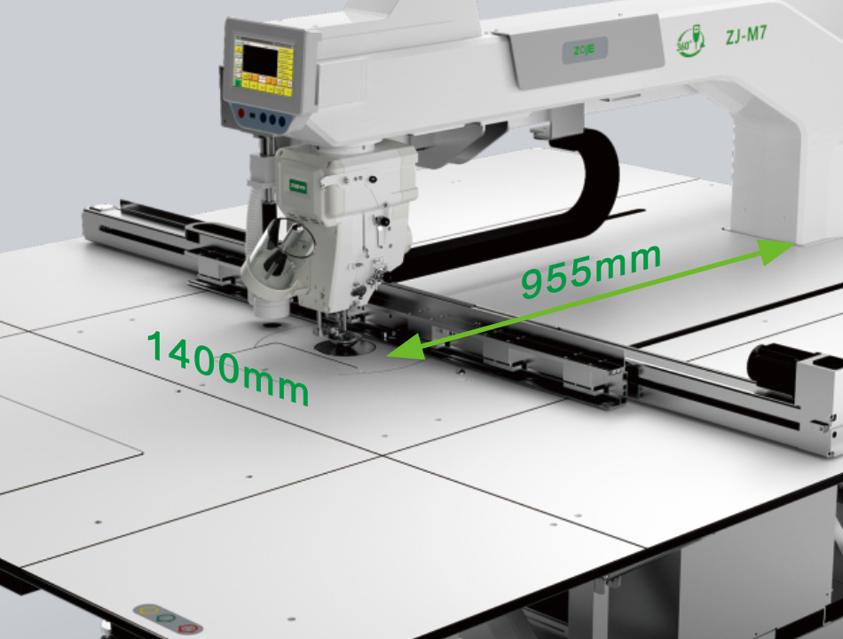 超大范围缝纫，一次出活