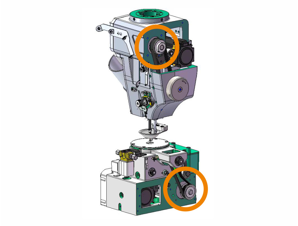 双伺服驱动，拒绝跳针断线