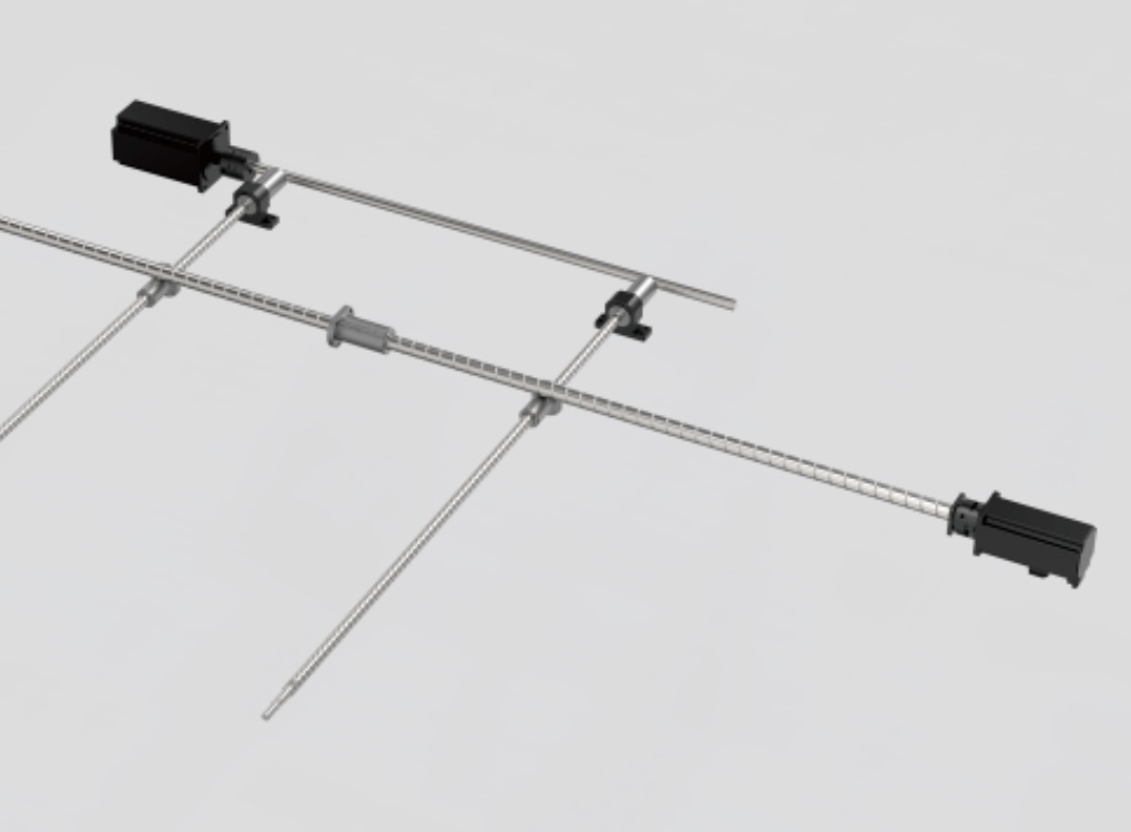 三丝杠电机送料