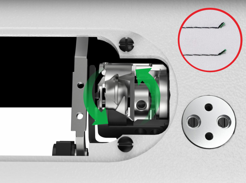 双刀剪线:短线头