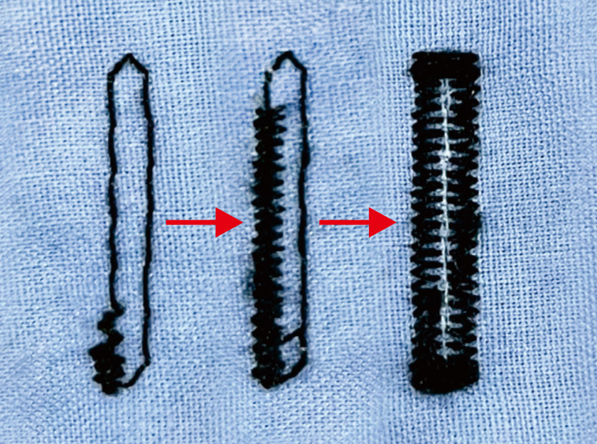 底缝工艺，线迹美观