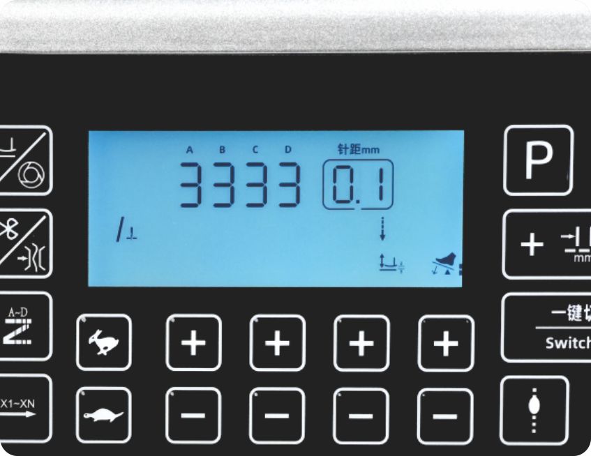 步进电机控制针距，精确到0.1mm