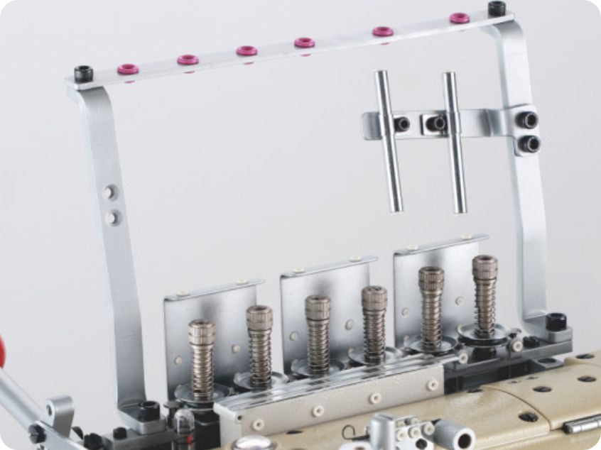 全系标配陶瓷过线、出线更顺畅，线迹更美观