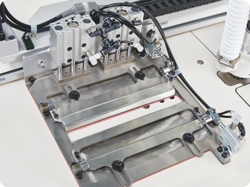 专用开袋夹具，电控一键切换