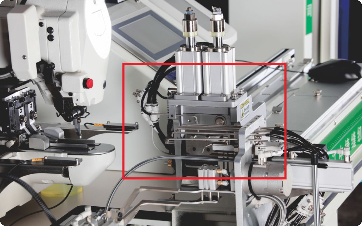 全自动超声波精准切带，缝纫轻快、高效增收